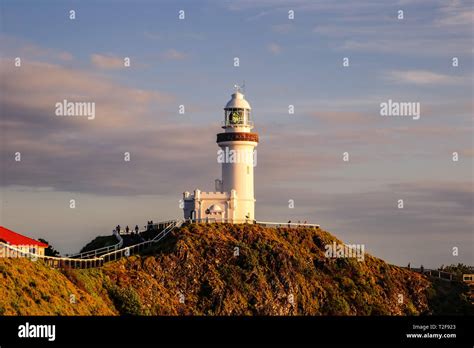 Byron Bay Lighthouse Sunrise Stock Photo - Alamy