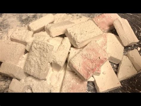 POWDERY CRUNCHY REFORMED GYM CHALK CRUMBLE ASMR YouTube