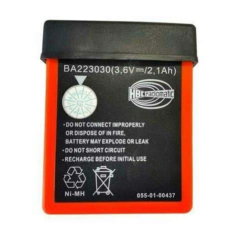 Pcs Ba Battery Ah For Hbc Radiomatic Crane Remote Control