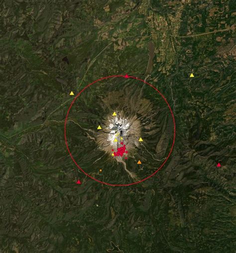 Earthquake swarm under Mount Hood volcano, Oregon - The Watchers