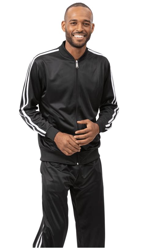 Montique Js 26 Mens Track Suits Black Jogging Suit Abby Fashions