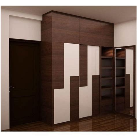 Wooden Doors Modular Plywood Wardrobe For Home With Locker At Rs