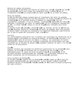 Osteopatia Y Tratamientos Pdf