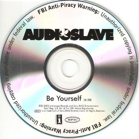 Audioslave - Be Yourself (2005, CDr) | Discogs