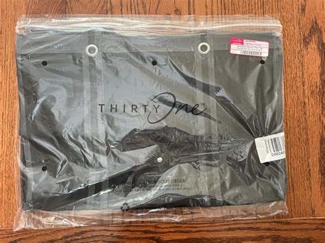 THIRTYONE Thirty One 31 Gifts Wearable DELUXE UTILITY TOTE NEW Black