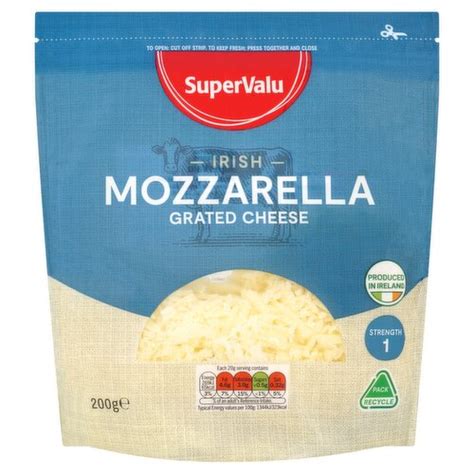 SuperValu Grated Mozzarella Cheese 200 G Storefront EN