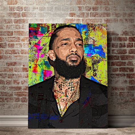 Nipsey Hussle Canvas Set Legendary Wall Art