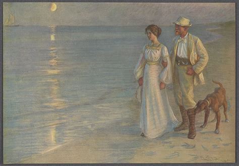 PEDER SEVERIN KRØYER Wieczór nad brzegiem morza Autoportret z żoną