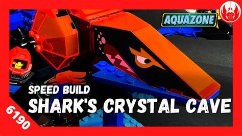 Lego Aquazone 6190 Sharks Crystal Cave Unboxing And Speed Build Youtube