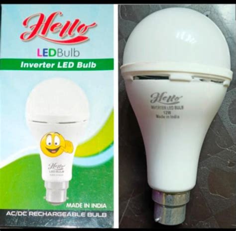 Watt Alfa Dob Based Ac Dc Rechargeable Led Bulb Battery Type