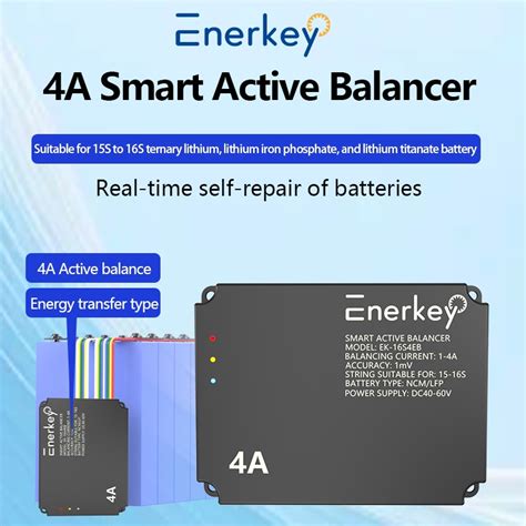 EnerKey 2 4A Smart Active Balance 2S 16S Li IonLifepo4 Lithium Battery