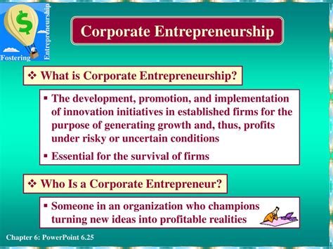 Ppt Chapter 6 Fostering Entrepreneurship Powerpoint Presentation