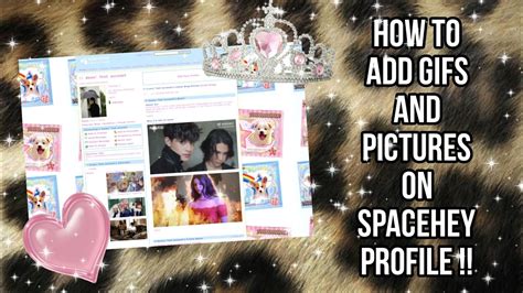 How To Add Gifs And Pictures To Spacehey Profile Tutorial With