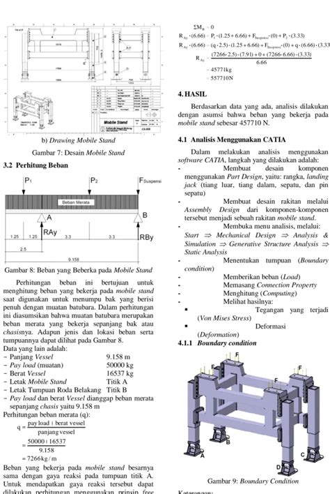 Analisis Desain Mobile Stand Volvo Fh16 Sst45 Menggunakan Catia V5