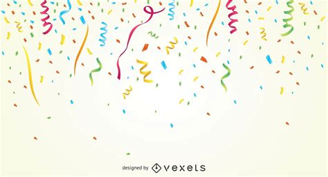 Confetti Background Vector Png