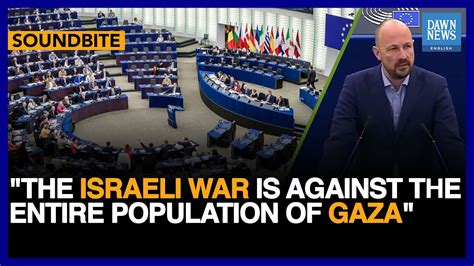 Belgian MEP Marc Botenga Condemns EU Stance On Gaza Dawn News English