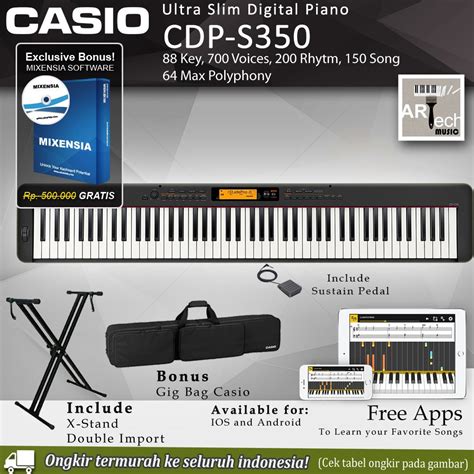 Jual Casio Cdp S Casio Cdp S Slim Digital Piano Garansi Resmi