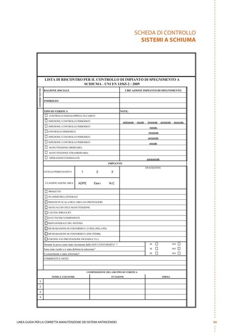Linea Guida Per La Corretta Manutenzione Dei Sistemi Antincendio By