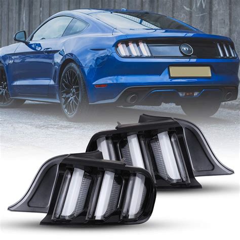 VLAND Full LED Tail Lights For Ford Mustang 2015-2022 With Sequential ...