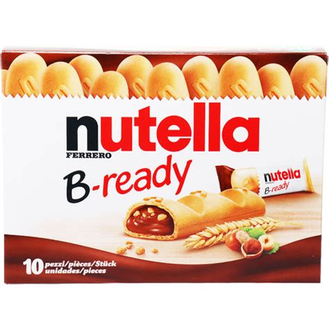 Jual NUTELLA B Ready Isi 10 Pcs Ferrero Bready 220 Gram Jakarta Barat