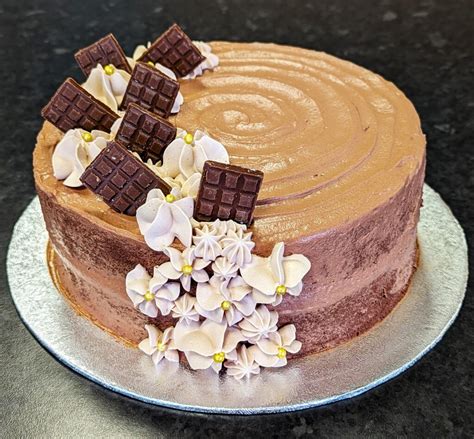 Naked Chocolate Bar Cake Eggless Cake Shop Birmingham La Cakery