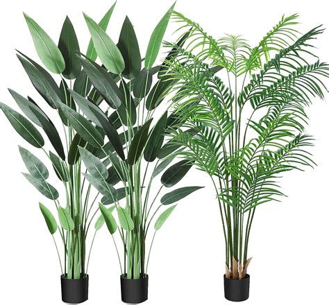 Amazon CROSOFMI 6 Feet Artificial Canna Lily Tree With 6Feet