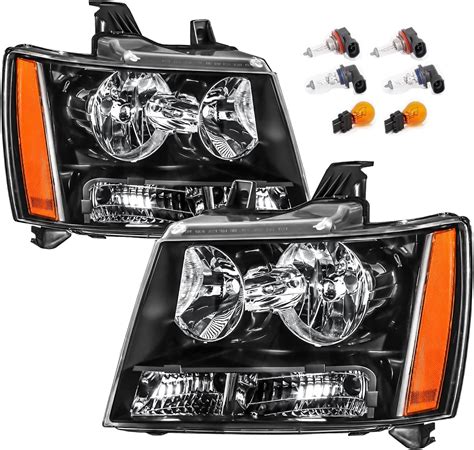 Amazon Trible Six Pcs Set Headlight Assembly Headlamp Replacement