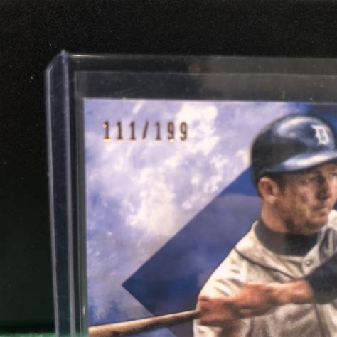 2016 Topps Legacies Of Baseball Blue 111 199 Al Kaline TRA AK AUTO HOF