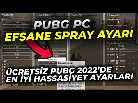 PC PUBG DE SPRAY NASIL ATILIR STEAM PUBG EN İYİ HASSASİYET AYARLARI