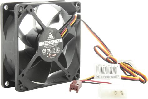 Купить Вентилятор Glacialtech GT8025-BDLA1 80x80x25mm 3-pin 4-pin ...