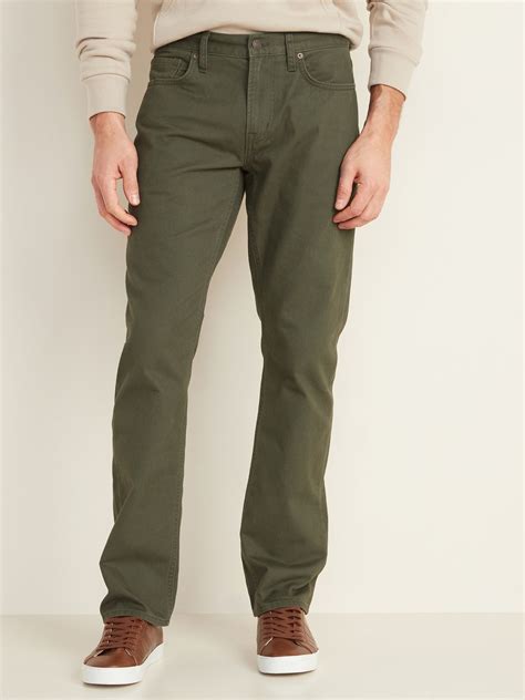 Straight Five Pocket Twill Pants For Men In 2020 Twill Pants Pants