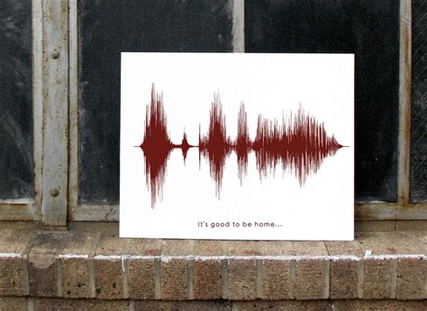 Custom Voice Art Voice Print, Voice Wave Custom Gift Created From Your Voice Recording - Etsy