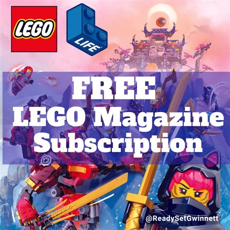 Free Lego Magazine Subscription For Kids Ready Set Gwinnett