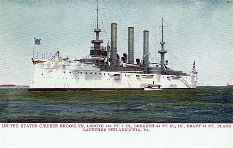 Cruiser Photo Index Acrca 3 Uss Brooklyn Navsource Photographic