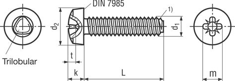 BN4908 Gewindefurchende Schrauben BOSSARD Hasler Co AG