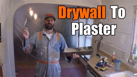 How To Attach Drywall To Plaster Walls Massive Kitchen Reno The Handyman Youtube