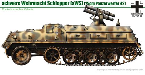 Schwere Wehrmacht Schlepper Sws W Mm Panzerwerfer