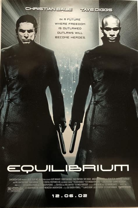 Equilibrium movie posters - Fonts In Use