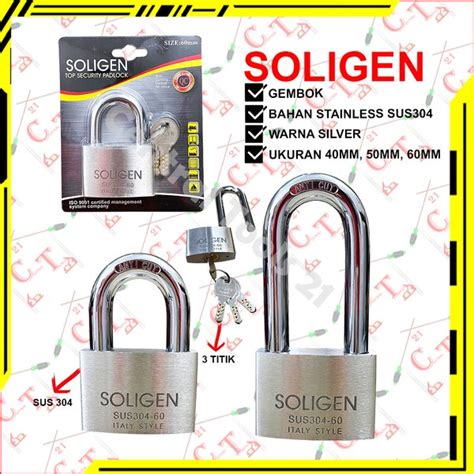 Jual Gembok Pintu Stainless Steel Sus Komputer Key Mm Mm Mm