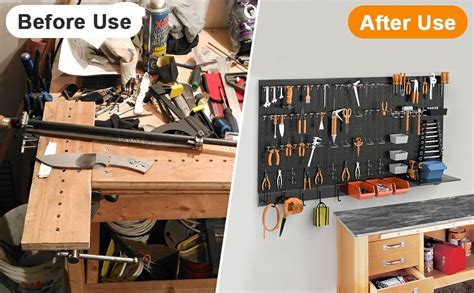 Amazon TORACK Metal Pegboard Wall Organizer System For Garage