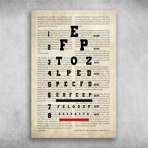 Vision Test Board Eye Chart - FridayStuff