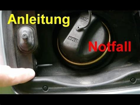 Tankdeckel im Notfall öffnen BMW E90 YouTube