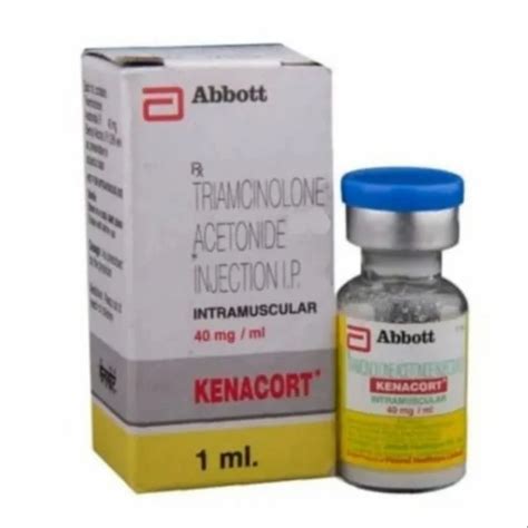 Mg Kenacort Triamcinolone Acetonide Injection Ip At Vial