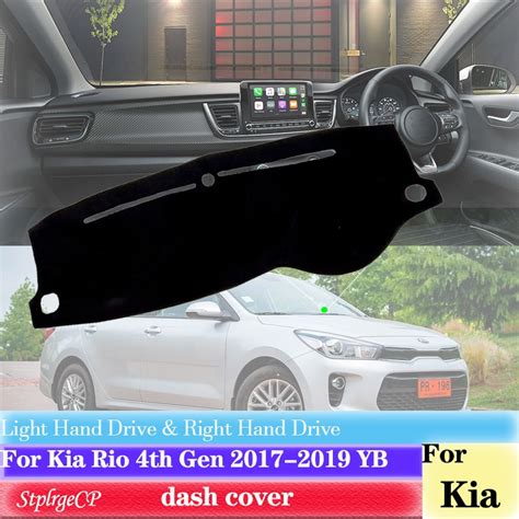 For Kia Rio 4th Gen 2017 2018 2019 Yb Anti Slip Dashboard Cover