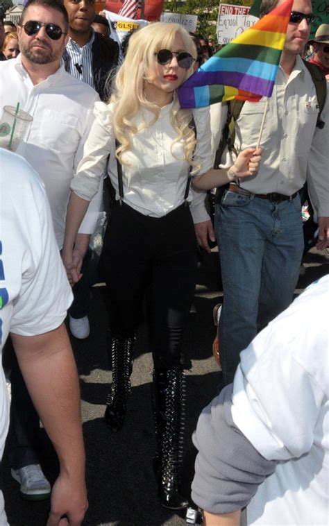 Lady Gaga Marches For Gay Rights Dr Funkenberry Celeb News