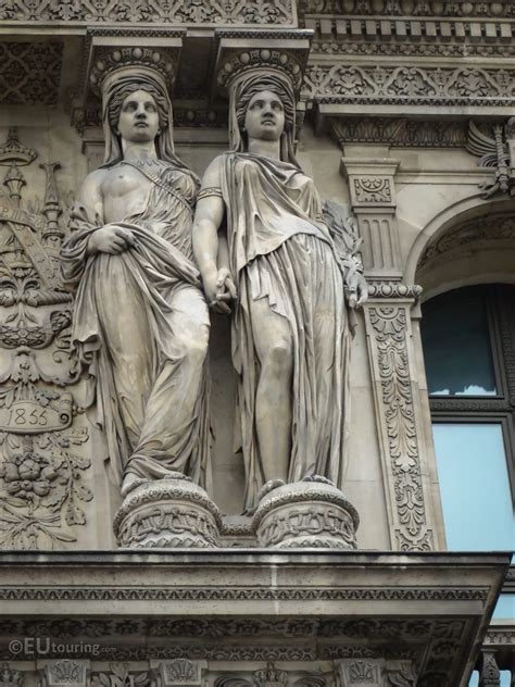 Rhs Caryatid Sculptures On Pavillon De La Bibliotheque Page