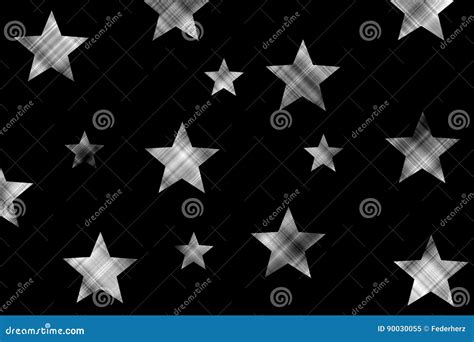 Checkered Stars Stock Illustration Illustration Of Decorative