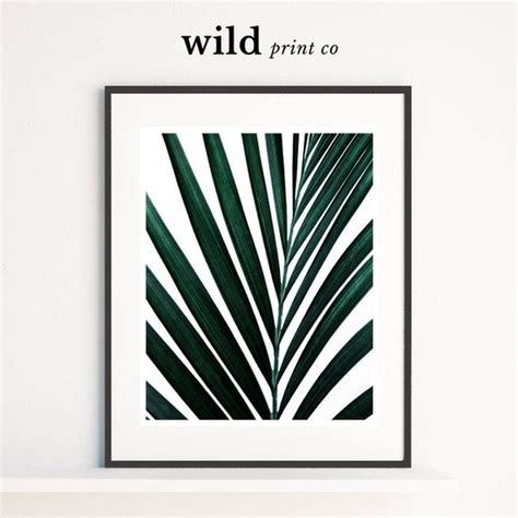 Tropical Leaf Wall Art Print Green Leaf Photography Tropical Etsy