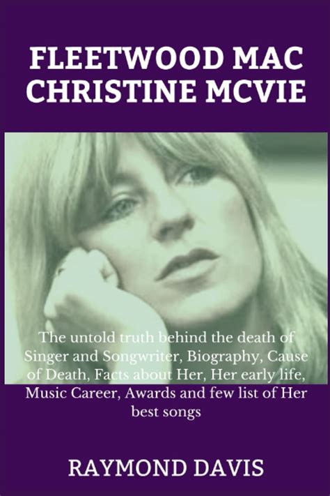 Fleetwood Mac Christine Mcvie The Untold Truth Behind The Death Of