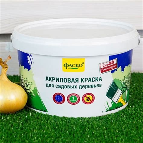Краска акриловая для садовых деревьев 2,5кг в ведре из Препараты от ...